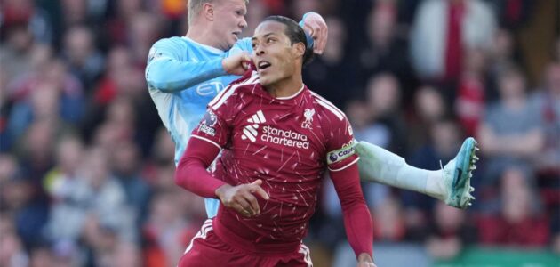 فيرجيل فان دايك يصرّ على أن المنافسة مع مانشستر سيتي كانت حماسية رغم الهزيمة 3-0